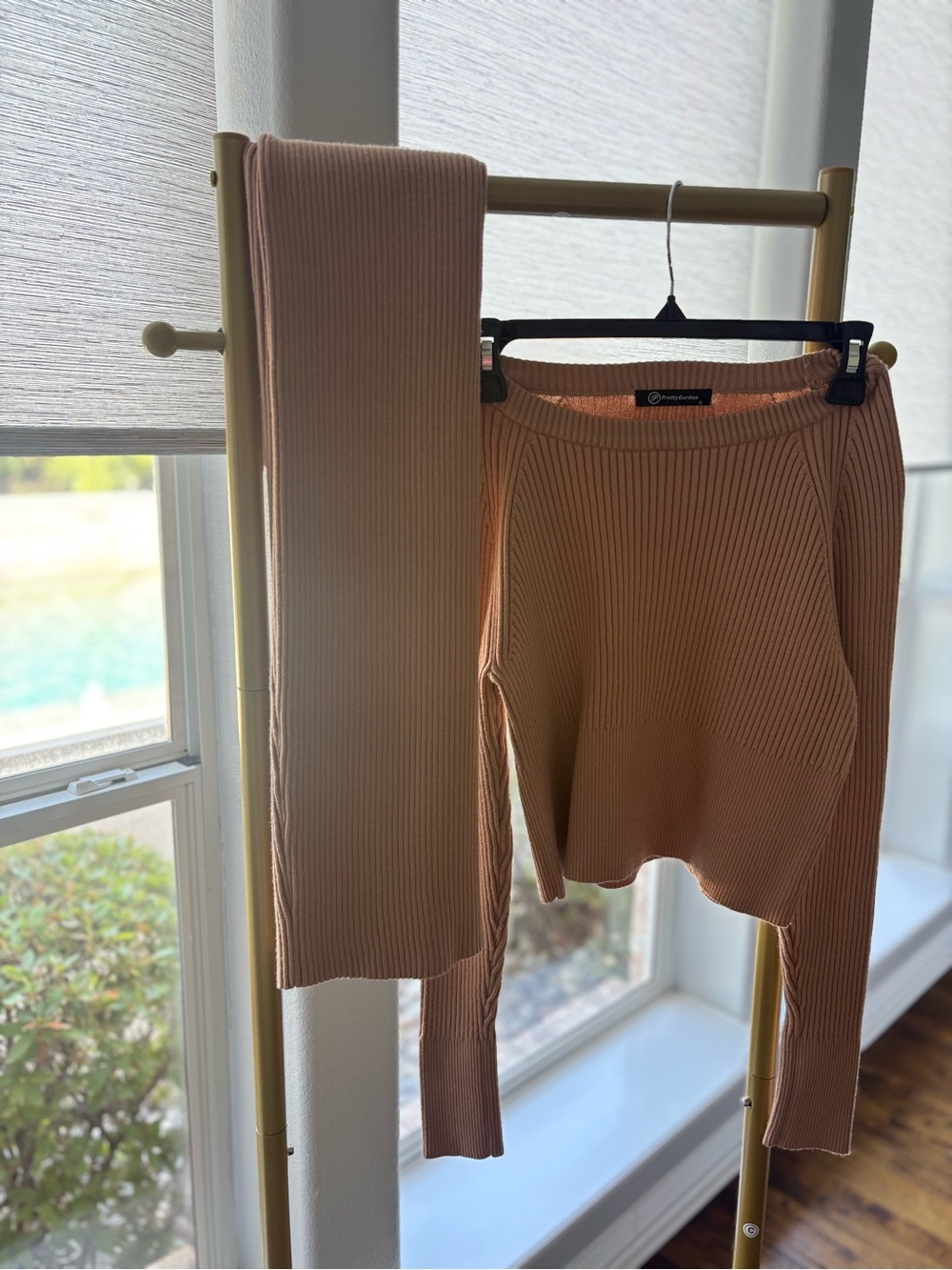 Beige Two piece set